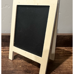 DIY ~ Easel Chalkboard ~ 4 in x 6 in x 2 in with Chalkboard Marker