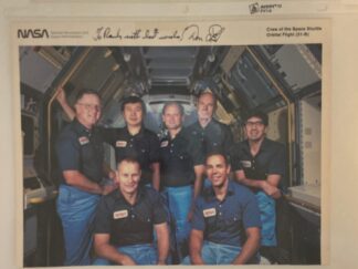 Space Shuttle Orbiter Crew Members for 51-B - Photograph Signed & Inscribed by LDS Astronaut Don Lind