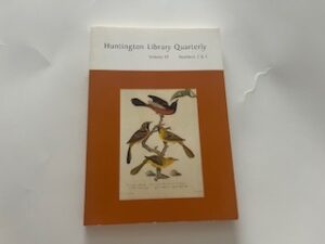 1998-Huntington Library Quarterly (Volume 59 Number 2 and 3)- Art and Science in America Issues of Representation