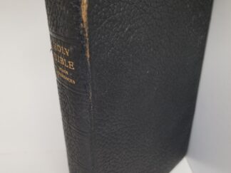 Holy Bible with References — Black Bendable Leather Binding — Teacher’s Edition — Black Bendable Leather Binding --- No Code at the End of Book of Revelation, but a code in the very back states: MB4 INDEX 55