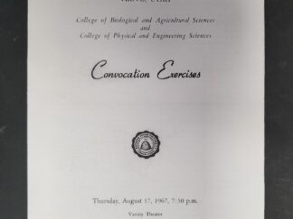 BYU Convocation Exercises August 17, 1967 --- with Russell M. Nelson as the Convocation Speaker