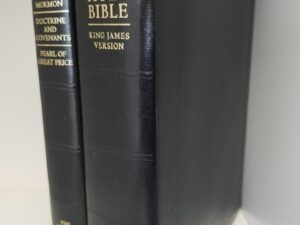 2021 — Holy Bible and Triple Combination — Black Leather — Like New