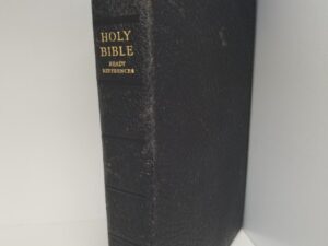 Holy Bible with References — Black Bendable Leather Binding — Teacher’s Edition — No Code at the End of the Book of Revelation