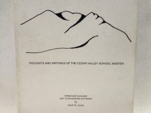 In the Shadow of the Tall Mountain:: Thoughts and Writings of the Cedar Valley School Master (1979, Paperback)