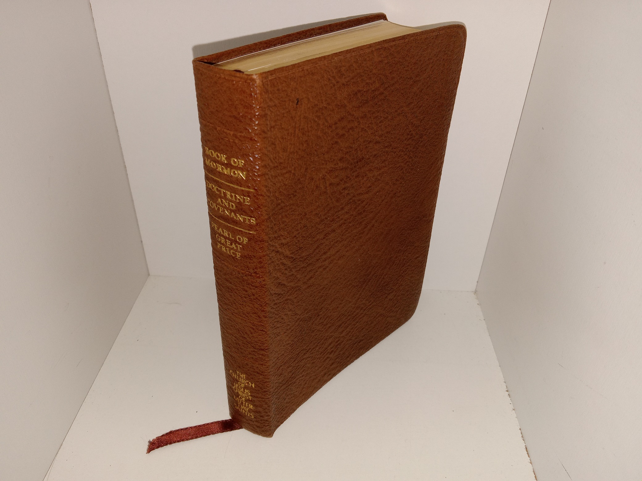 LDS, Brown Leather Triple Combination (1982)
