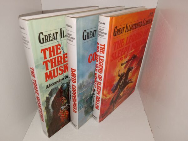 3 Great Illustrated Classics: The Three Musketeers / David Copperfield / The Legend of Sleepy Hollow and Rip Van Winkle (See Details)