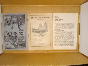 3 LDS Pamphlets: A God Who Speaks / The Plan of Salvation / Voice of Warning (See Details