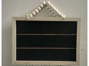 DIY ~ Hanging Chalkboard ~ (9.5 in x 6.75 in) with chalkboard marker
