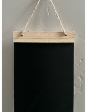 DIY ~ Hanging Chalkboard ~ (5.5 in x 8.5 in) with chalkboard marker