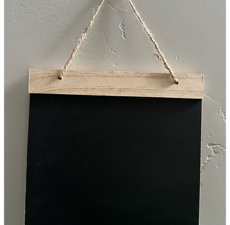 DIY ~ Hanging Chalkboard ~ (6.8 in x 8 in) with chalkboard marker