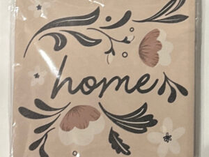 Sign ~ Home Canvas ~ (8.75 in x 8.75 in x .75) ~ Still in plastic