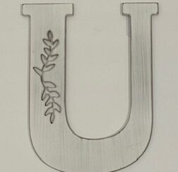 Sign ~ “U” hanging wood block ~ (8 in x 11 in)