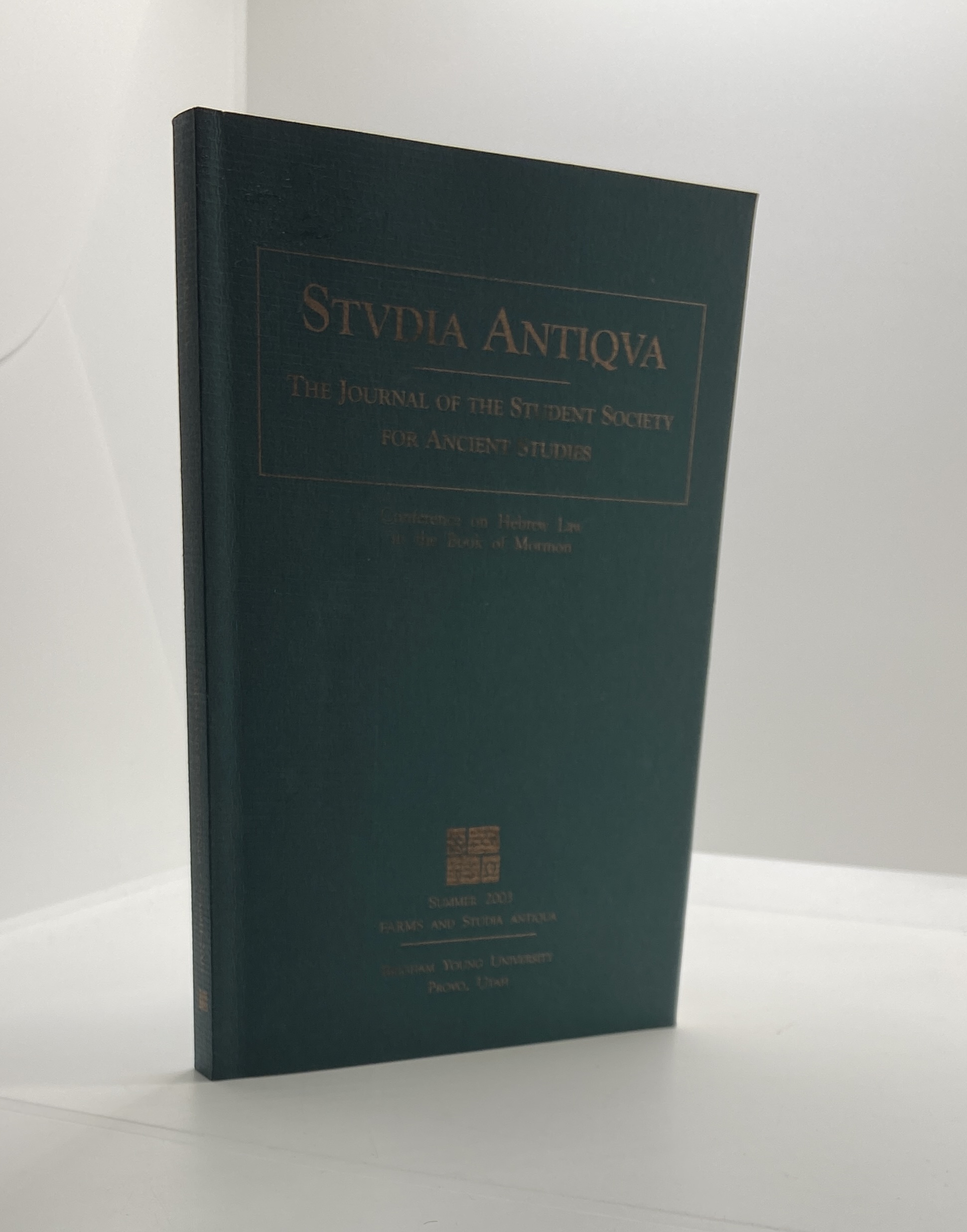 Studia Antiqua (2003)