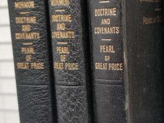 3 Triple Combinations:  1963, 1966, 1975 --- Bendable Black Leather Bindings