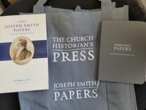 Church Historian’s Press/Joseph Smith Papers Bag / 2011 Conference Schedule / Notebook with Pen