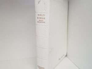 1975 — Holy Bible / Ready References / Missionary Edition — White Leather — Code: 25 E 75