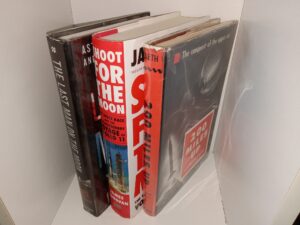 3 Books About Space Travel: The Last Man on the Moon / Shoot for the Moon: The Space Race and the Extraordinary Voyage of Apollo 11 / 200 Miles Up: The Conquest of the Upper Air (See Details)