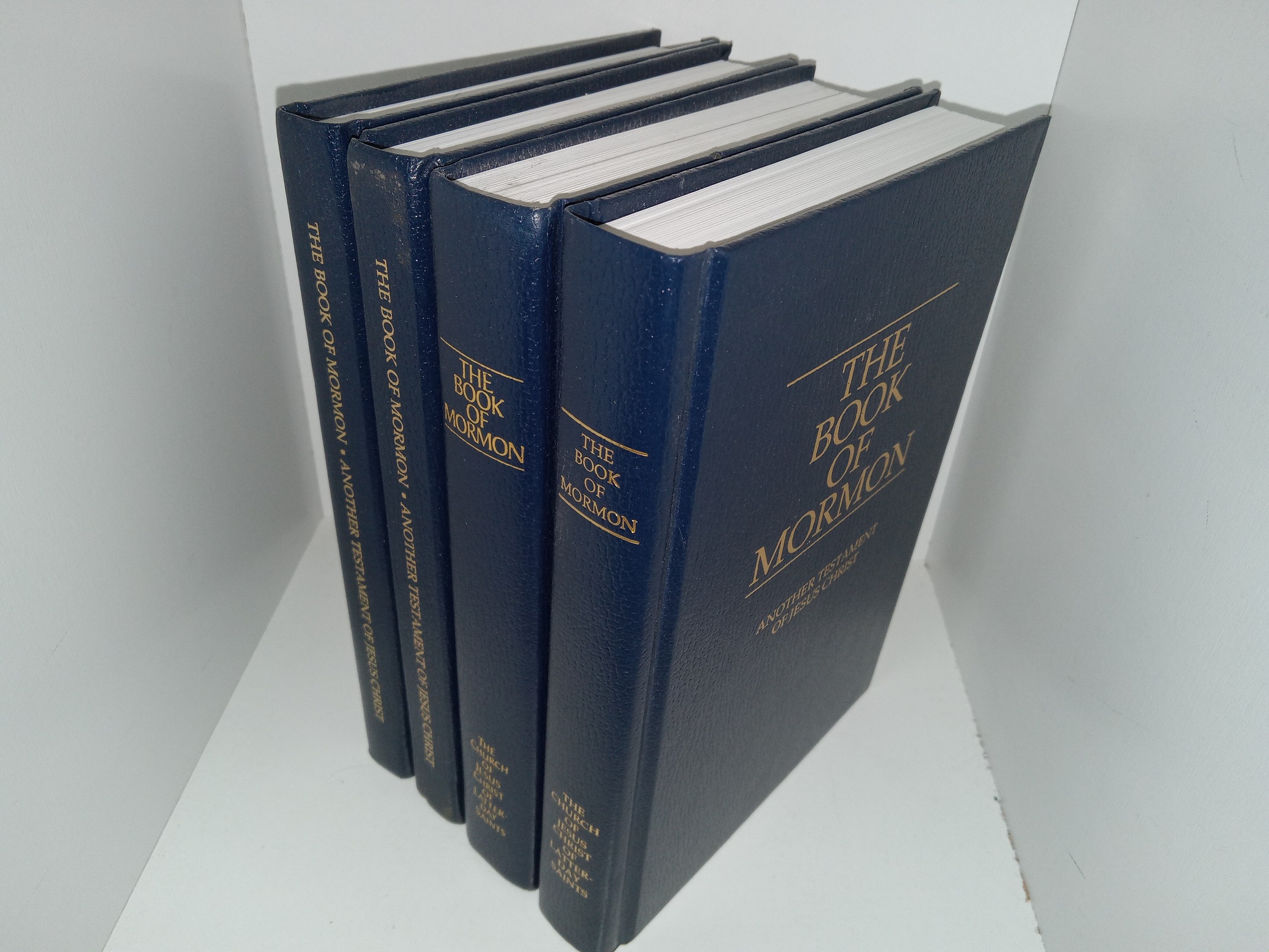4 Copies of The Book of Mormon, All Different Dates (See Details)
