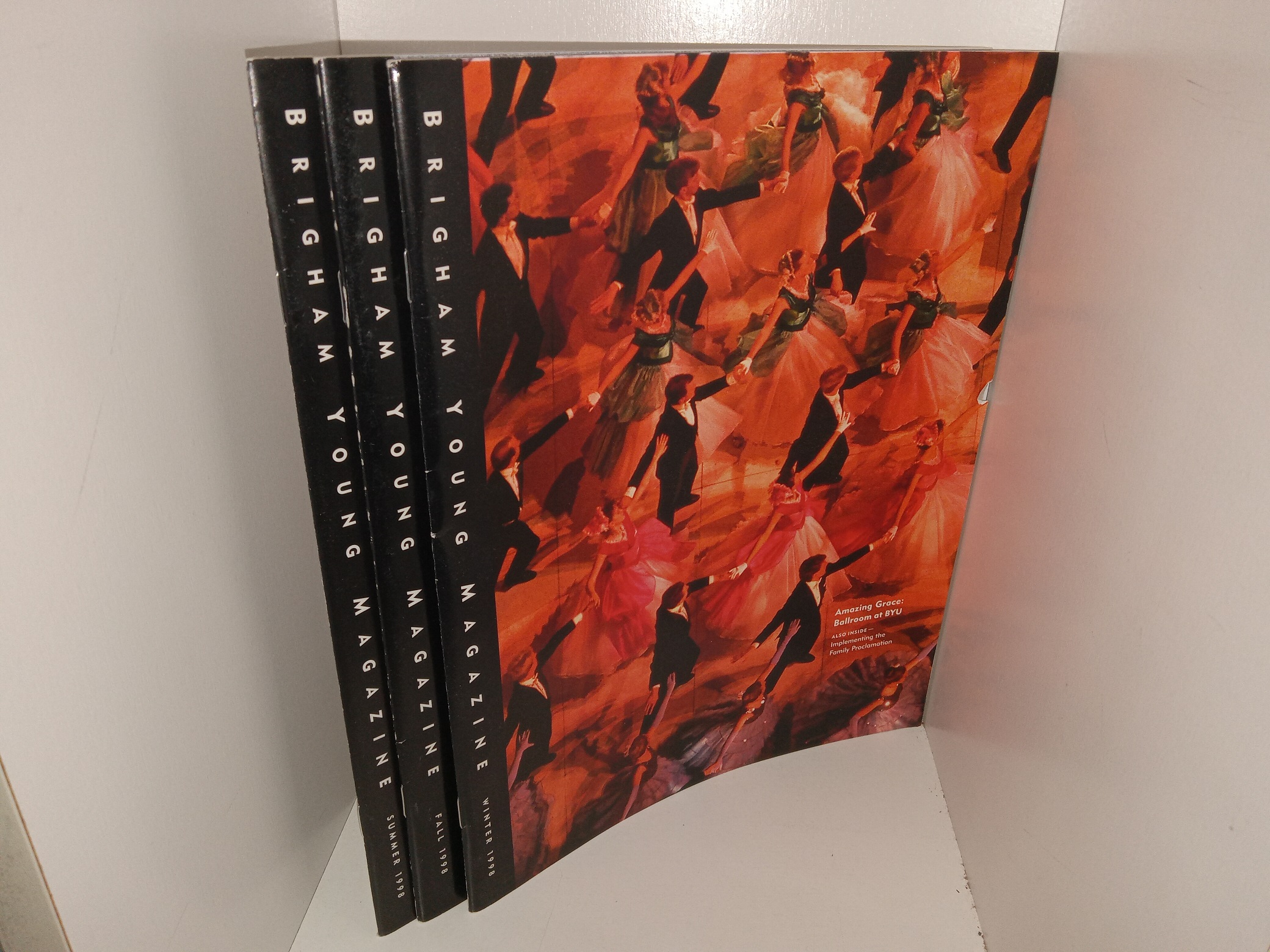 3 Issues of Brigham Young Magazine for the year of 1998