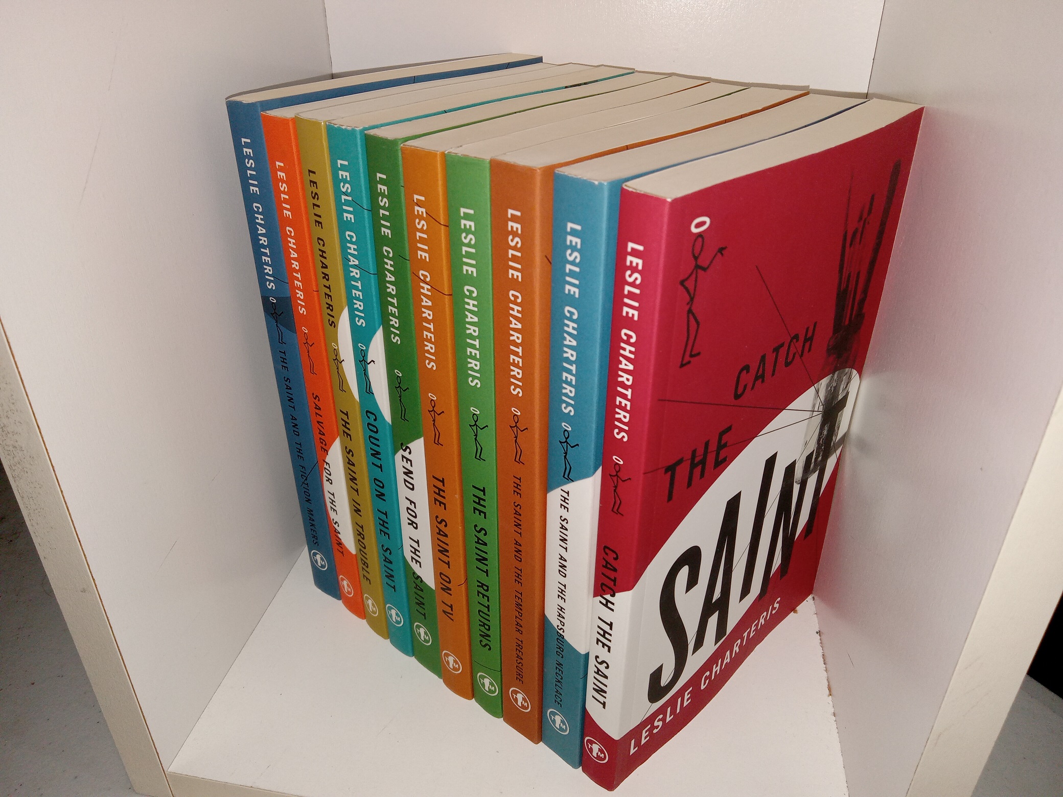 10 Vols. of The Saint Series written by Leslie Charteris