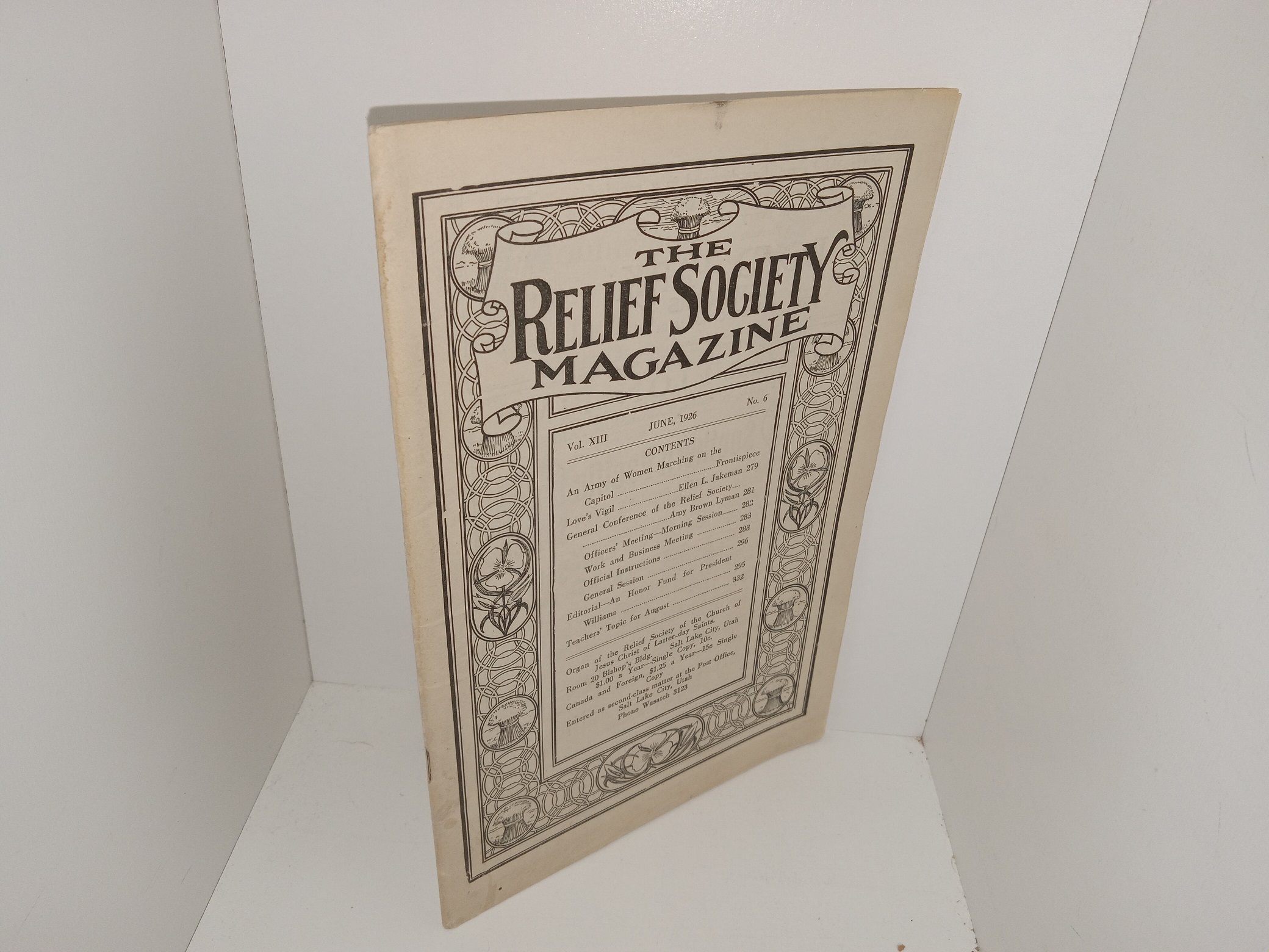 The Relief Society Magazine: Vol. 13, No. 6, June, 1926 (1926)
