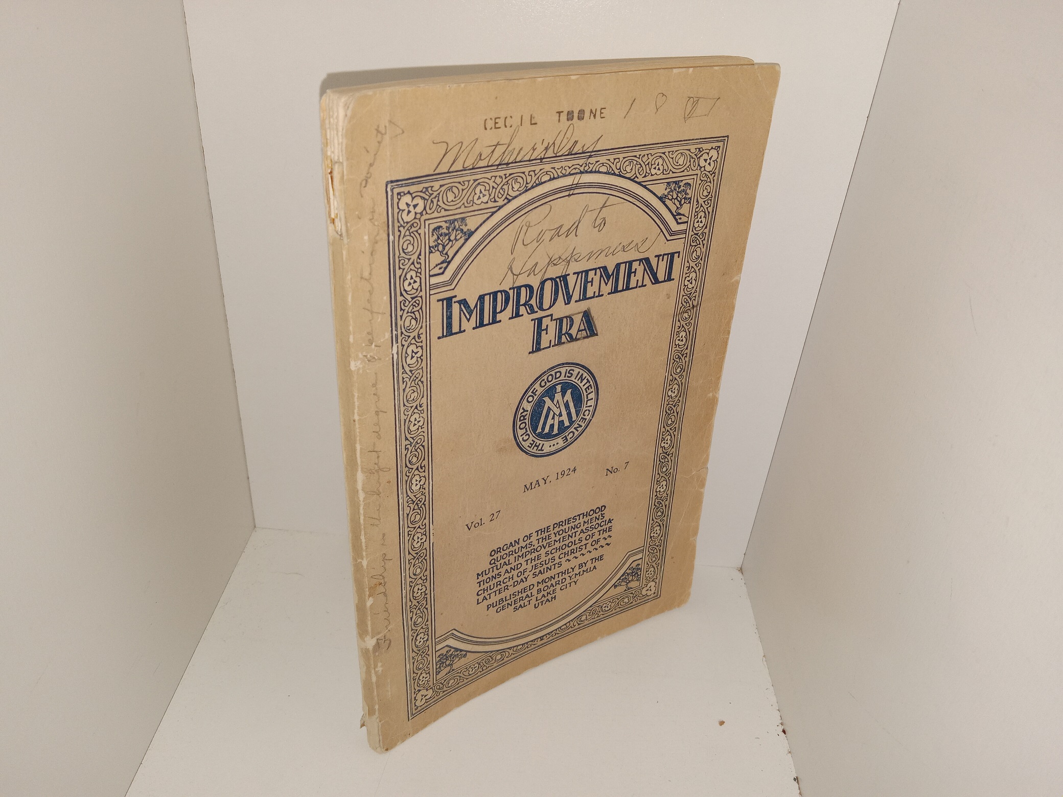 Improvement Era: Vol. 27, No. 7, May, 1924 (1924)