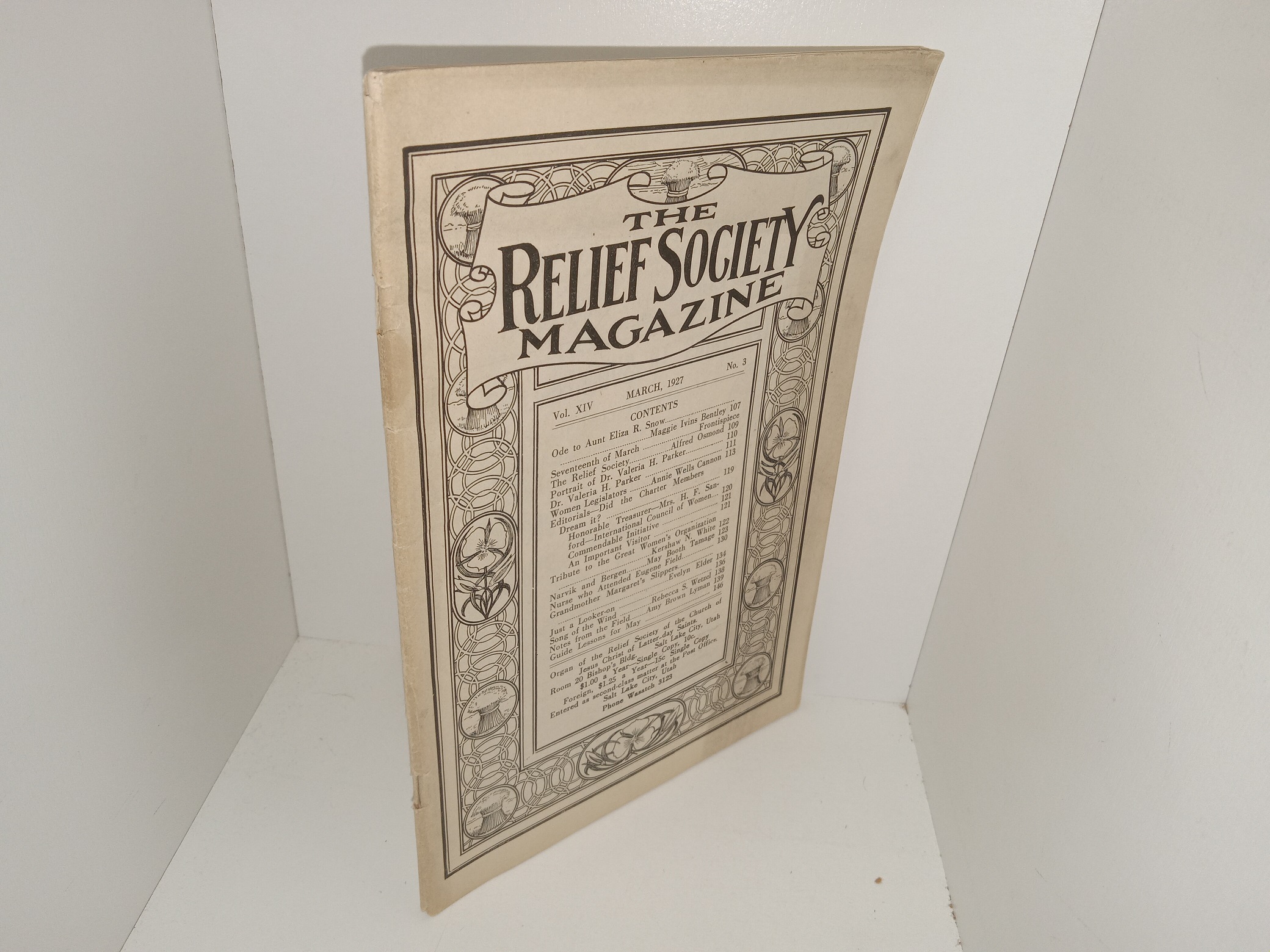 The Relief Society Magazine: Vol. 14, No. 3, March 1927 (1927)