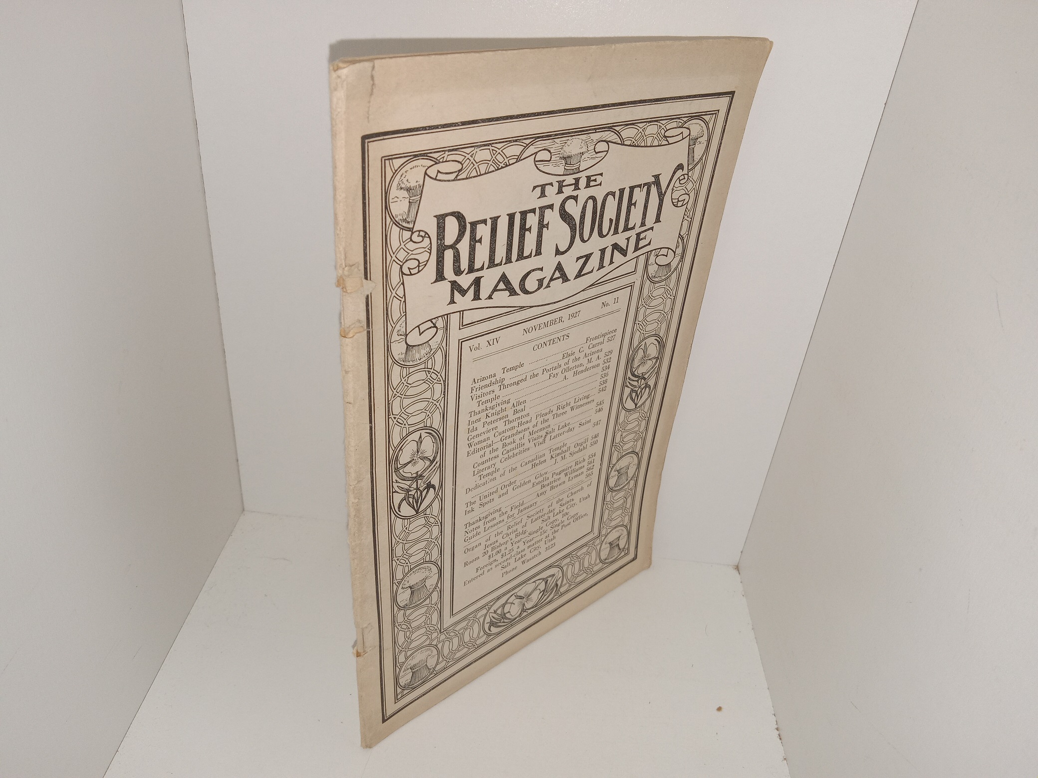 The Relief Society Magazine: Vol. 14, No. 11, Nov. 1927 (1927)