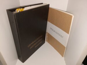 Genealogical Instruction Manual w/ Additional, Unbound, Corrected Pages (1965)