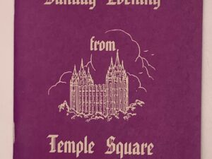 Sunday Evening from Temple Square Booklet 49