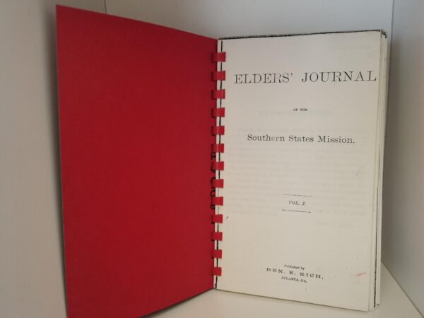 Reprint of Elders’ Journal (1903 First Year) — Photocopied and Bound