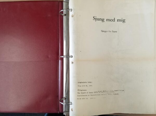 1976 — Sjung med mig – Sanger for barn — (Sing With Me)
