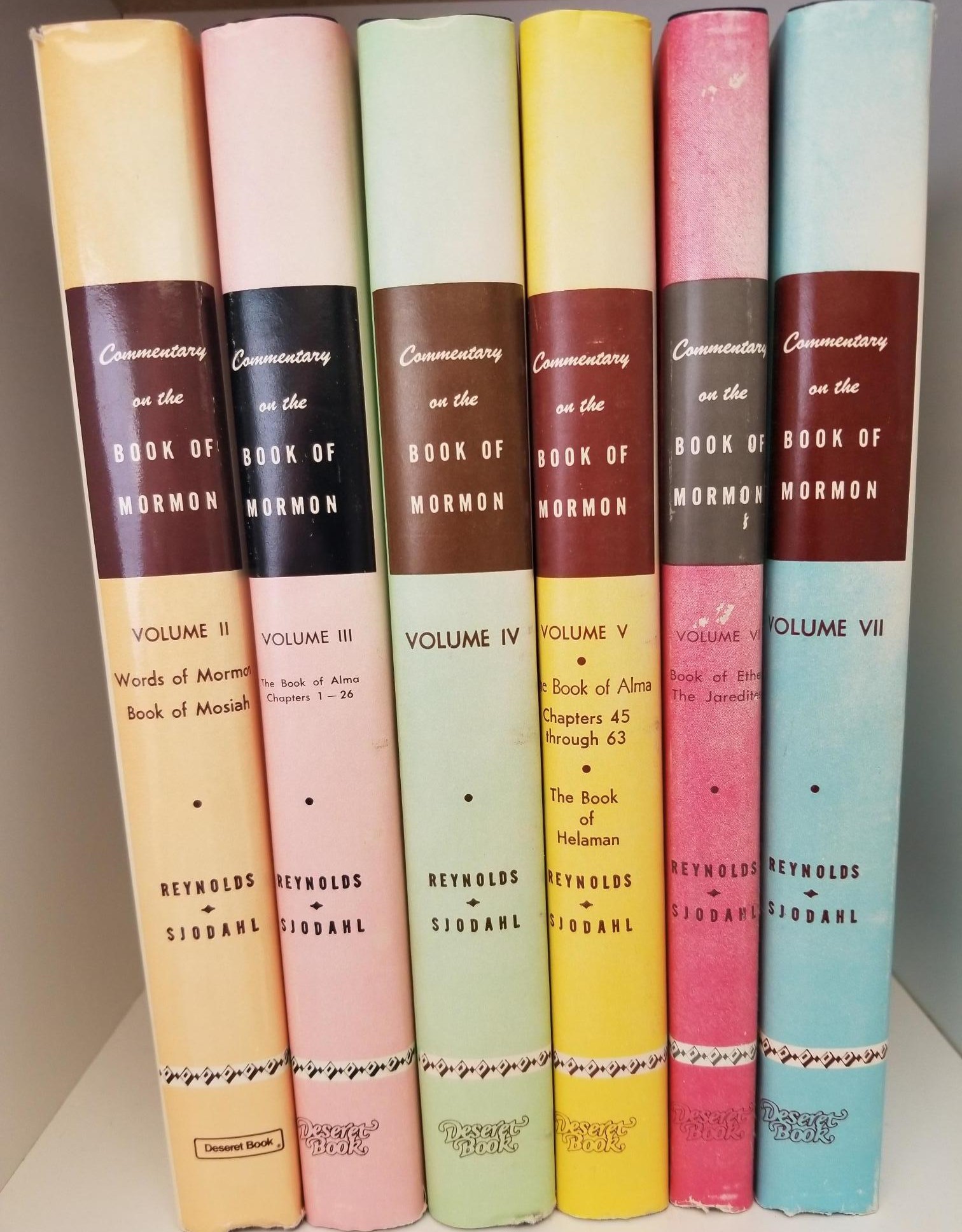 Commentary on the Book of Mormon — Partial Set — George Reynolds & Janne Sjodahl — Missing Volume One