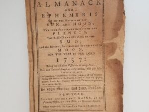 1797 — Hutchins Improved: Being An Almanack and Ephemeris of the Motions of the Sun and Moon…