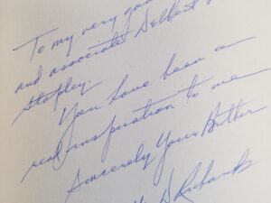 1924 — Life of Franklin D. Richards [Franklin Dewey Richards] — Inscribed to Apostle Delbert L. Stapley / Signed by Franklin D. Richards