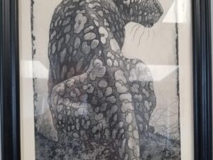 #14 of 200 Prints — Negative Space Leopard — Signed by Artist, Steve Nowatzki — Limited Edition Print