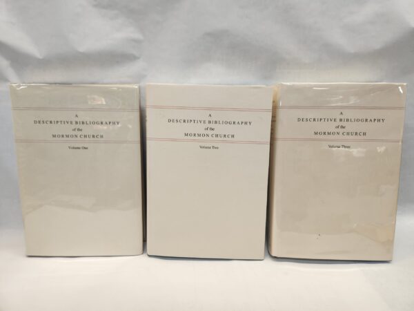 A Descriptive Bibliography of the Mormon Church (Volume 1 - 3, Hardcover w/ Dust Jacket)