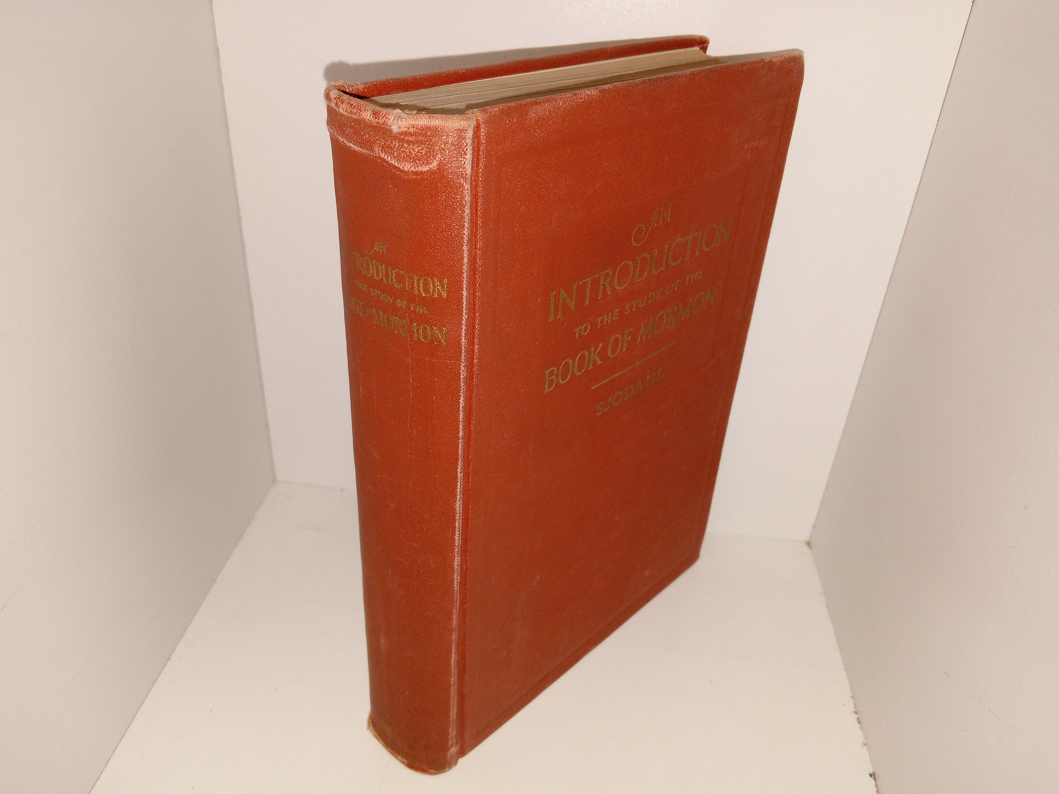 An Introduction to the Study of the Book of Mormon (Author’s business Card Tipped Inside) (1927) ~ by J. M. Sjodahl