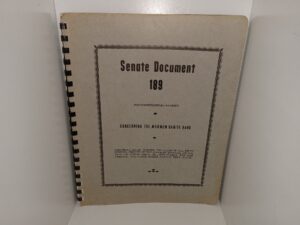Senate Document 189: Concerning the Mormon Danite Band (Photomechanical Reprint) (Unknown Publishing Date)