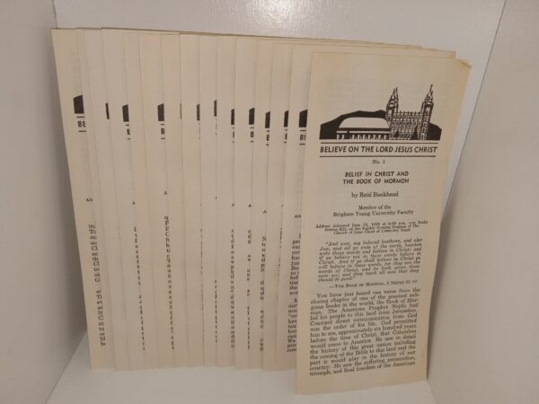 Believe on the Lord Jesus Christ #s 1-11 & 13-16 (Pamphlets) (Unknown Publishing Date) ~ by Reid Bankhead