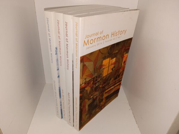 4 Vols. of the Journal of Mormon History for the Year of 2016