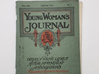 Young Woman’s Journal: Vol. 22, No. 1, January, 1911