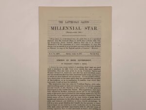 The Latter-day Saints Millennial Star No. 3 Vol. LXXIV January 18, 1912