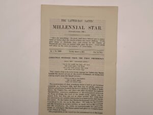 The Latter-day Saints Millennial Star No.1 Vol. LXXIV January 4, 1912