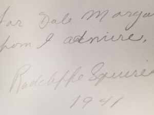 1940 — Cornar — James Radcliffe Squires — Inscribed to LDS Author Dale Morgan & Signed by the Author