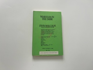 1986-Whistler in the Dark- John Malcolm- Uncorrected proof- SIGNED