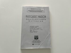 1992-Bottlegger’s Daughter- Margret Maron-uncorrected proof