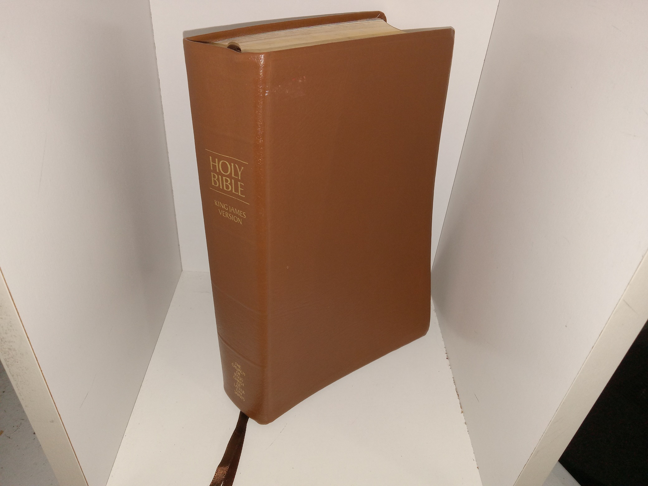 LDS, Brown Vinyl Holy Bible: King James Version (1997)