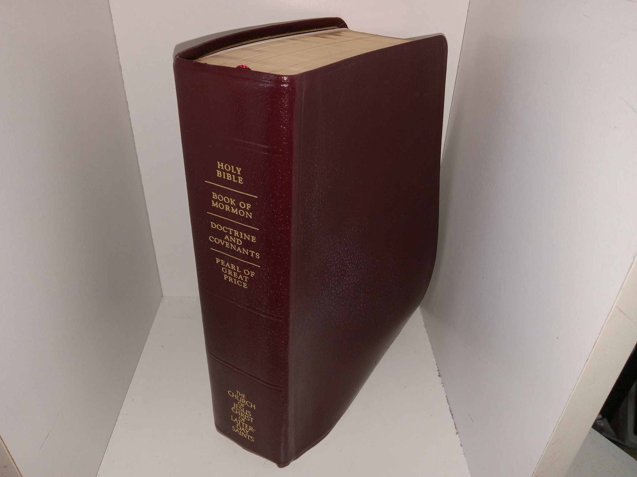 LDS, Burgundy Leather, Quadruple Combination. (1998)