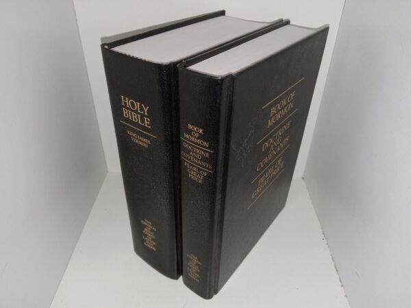 LDS, Black Hardcover Holy Bible: King James Version and Triple Combination (2015)